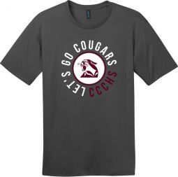 Let's Go Cougars-CCCHS - Charcoal